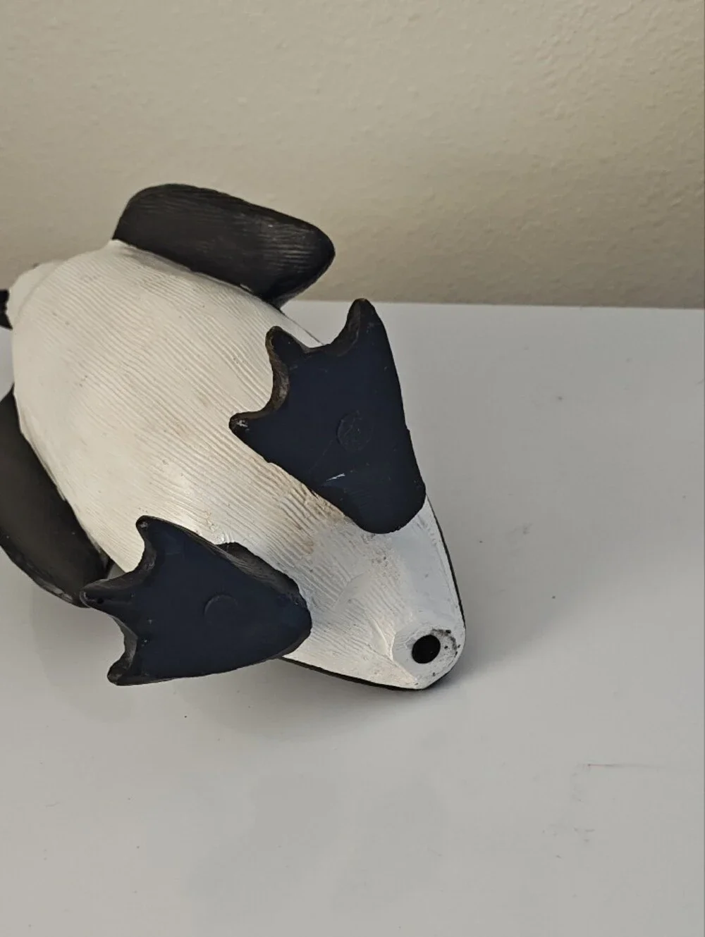 Decorative Heavy Plastic Black & White Penguin